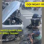 Sửa Xe Chết Moto Quạt Làm Mát Sôi Nước Bình Thạnh | 24/7 Tận Nơi